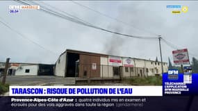 Tarascon: risque de pollution de l'eau après l'incendie des bâtiments industriels