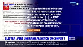 Clestra: vers une radicalisation du conflit?