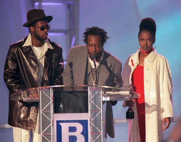 Les Fugees en 1997 aux Brit Awards