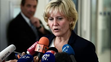 L'eurodéputée Nadine Morano à Paris, le 24 avril 2017