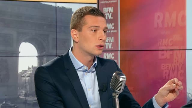 Jordan Bardella sur BFMTV et RMC le 20 mars.