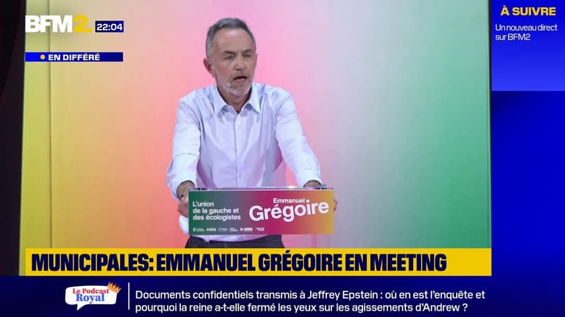 Municipales: "L'alliance de Rachida Dati et Sarah Knafo, ce n'est pas une menace abstraite pour nos valeurs, c'est un danger concret pour notre mode de vie", selon Emmanuel Grégoire