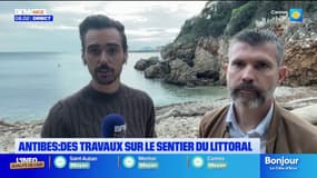 Antibes: des travaux pour restaurer le sentier du littoral, les lieux fermés au public