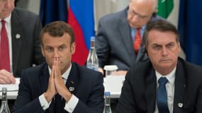 Macron et Bolsonaro lors du dernier G20, en juin dernier