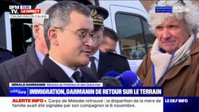 Loi immigration: Gérald Darmanin affirme que "si demain la loi est votée", "être passeur sera un crime" 