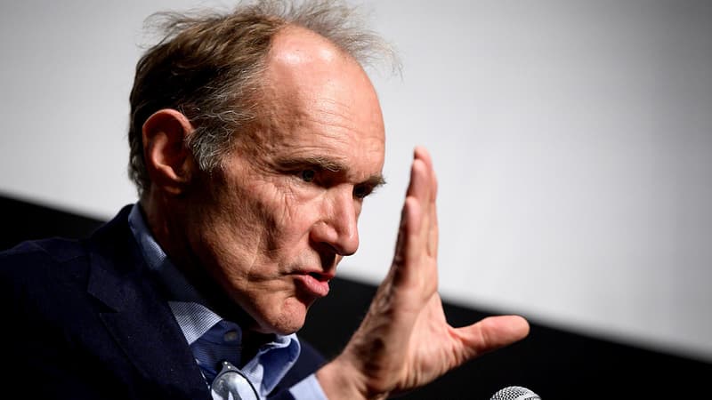 Tim Berners-Lee, créateur du World Wide Web, à Genève, le 11 mars 2019