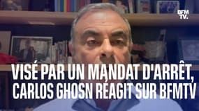 Visé par un mandat d’arrêt international, Carlos Ghosn s'exprime sur BFMTV