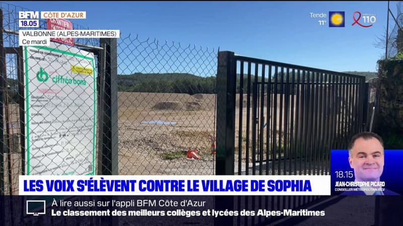 Valbonne: les voix s'élèvent contre le village de Sophia