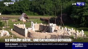 Ils veulent construire une cathédrale gothique avec des techniques de l'époque à La Lande-de-Fronsac, en Gironde