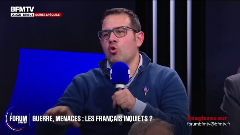 FORUM BFMTV - "Un allié qui actuellement, a ses armes pointées dans notre dos", estime Théo, agriculteur à propos des États-Unis #FORUMBFMTV