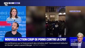 Story 1 : Nouvelle action coup de poing contre la CFDT - 20/01