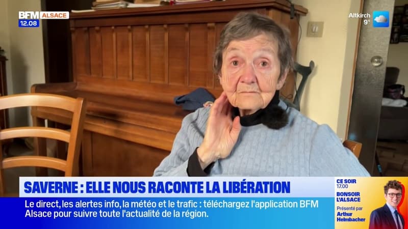 Saverne: Marie-Louise Bachmeyer raconte ses souvenirs de la Libération, au micro de sa petite-fille