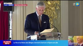 Visite du roi des Belges à Lille: "Votre métropole est pour nous le plus beau tremplin entre la Belgique et la France"