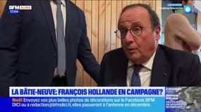 “Il n’y a pas d’élection en vue” : François Hollande se défend d’être en campagne à la Bâtie-Neuve 