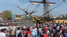 Le succès de l'épopée de l'Hermione, de passage à La Rochelle le 15 avril 2015, a contribué à la bonne fréquentation touristique de la Charente-Maritime.