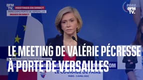 Suivez en direct le meeting de Valérie Pécresse à Paris