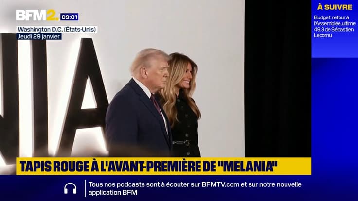Les Trump à l'avant-première du documentaire consacré à Melania