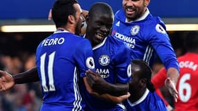 N'Golo Kanté auteur d'un beau but face à Man Utd