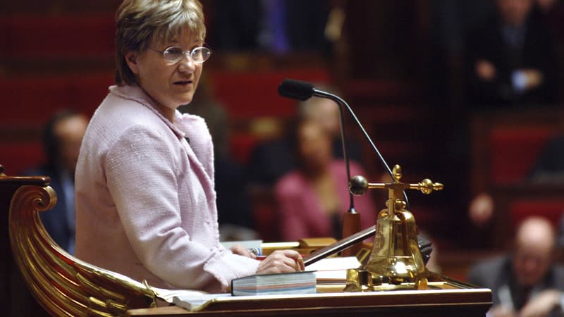 Paulette Guinchard-Kunztler alors vice-présidente de l'Assemblée nationale. 