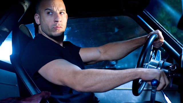 Vin Diesel dans la saga "Fast & Furious" -