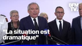 Cyclone à Mayotte: le point presse de François Bayrou et Bruno Retailleau après la réunion de crise