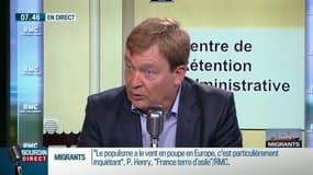 "Les lieux de rétention ne sont pas des endroits appropriés pour des enfants. Il peut y avoir des alternatives. Nous demandons au Sénat de l'inscrire dans la loi, mais le gouvernement semble s'y opposer"