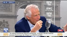 Dominique de Villepin face à Jean-Jacques Bourdin en direct