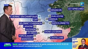 Météo Alpes du Sud: des nuages et du soleil ce lundi, jusqu'à 25°C à Manosque