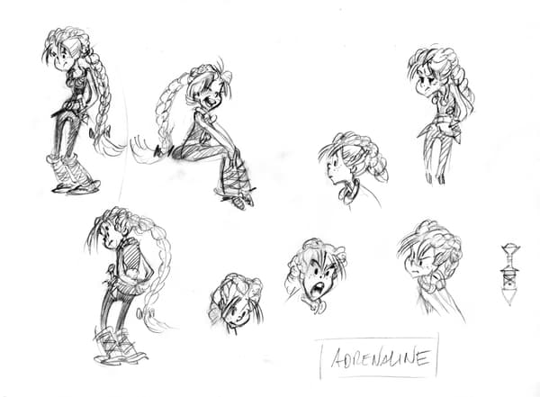 Adrénaline, le nouveau personnage d'Astérix Adrénaline, le nouveau personnage d'Astérix