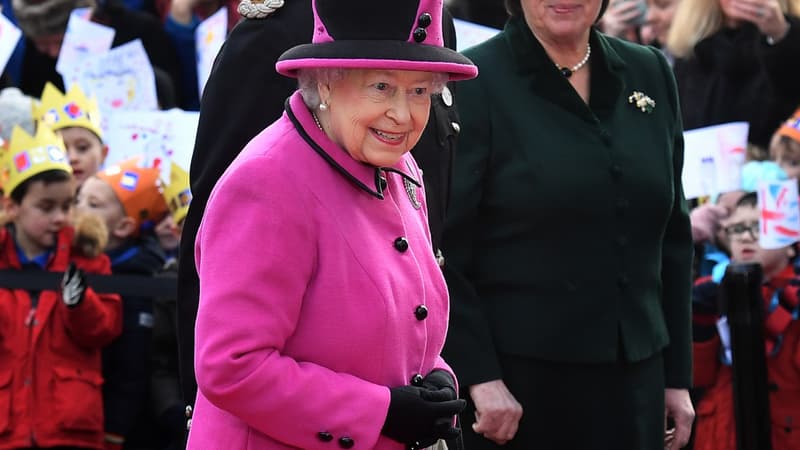 La reine Elizabeth II, le 27 janvier 2017