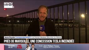 Bouches-du-Rhône: une vingtaine de véhicules détruits par un incendie dans une concession Tesla