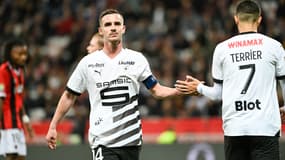 Benjamin Bourigeaud lors de Nice-Rennes (2-0, 11e journée de Ligue 1), le 5 novembre 2023