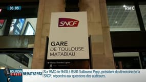Grève SNCF: lundi matin, la gare de Toulouse Matabiau est vide