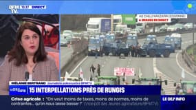 Agriculteurs en colère: 15 personnes interpellées près de Rungis pour "entrave à la circulation"