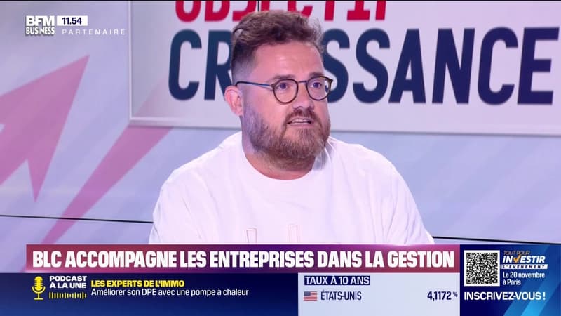 Sylvain Lipa, cofondateur BLC : BLC accompagne les entreprises dans la gestion - 04/10
