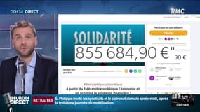 Cagnottes de grève: "On a même eu un don de 2.250 euros"