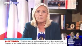 Marine Le Pen considère que "voter une loi d'urgence sanitaire pour deux mois, c'est trop"