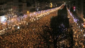 600.000 personnes sotn attendues sur les Champs-Elysées ce jeudi soir