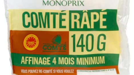 Ce comté râpé Monoprix est rappelé. Ce comté râpé Monoprix est rappelé.