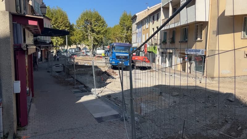 Vinon-sur-Verdon: des commerçants affectés par les travaux de réhabilitation du centre-ville