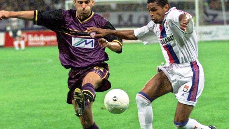 Sonny Anderson lors de Maribor-Lyon, en 1999
