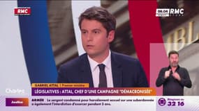 Législatives: Gabriel Attal tente de sauver la campagne du camp présidentiel