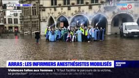 Arras: les infirmiers anesthésistes mobilisés