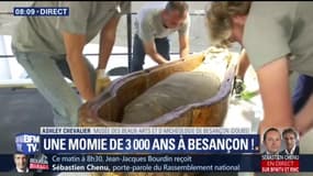 Une momie de 3000 ans arrive à Besançon