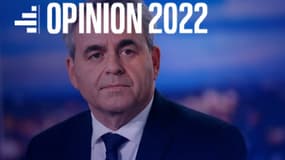 Le candidat à la présidentielle de 2022 Xavier Bertrand (ex-LR) sur le plateau de TF1, le 11 octobre 2021