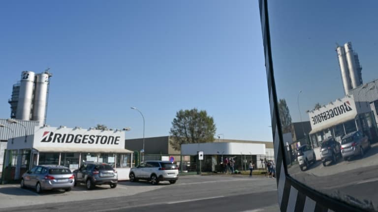 L'usine Bridgestone de Béthune (pas-de-Calais) le 21 septembre 2020 
