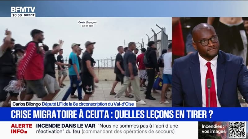 Vague migratoire à Ceuta: "C'est un drame humanitaire", souligne Carlos Bilongo, député LFI