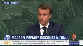 ONU: le discours d'Emmanuel Macron