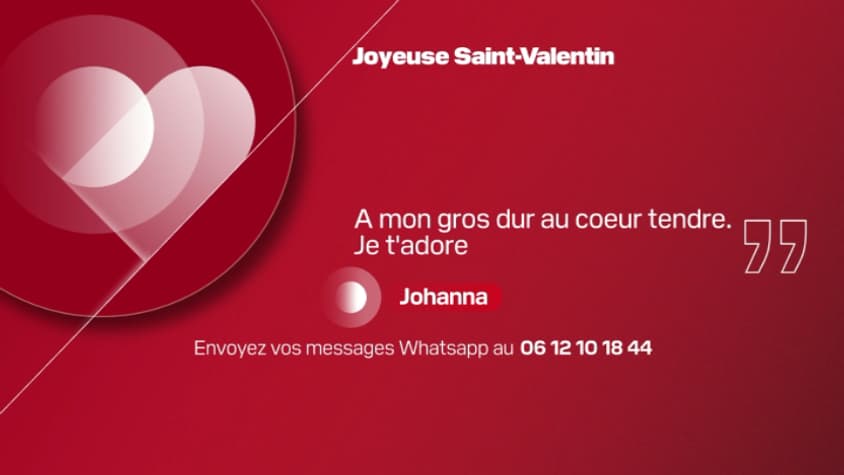 Message de Saint-Valentin, BFM Marseille Provence