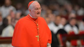Le cardinal canadien Marc Ouellet lors d'une messe à la basilique Saint-Pierre au Vatican, le 12 mars 2013